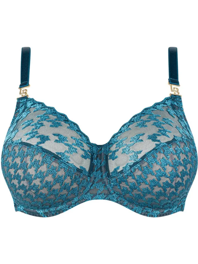 Louisa Bracq Tailor Beugel BH Neon Botanica - Blauw