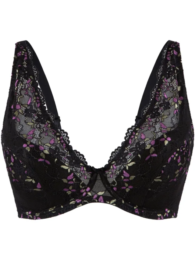 Lingadore DAILY Triangel plunge BH zwart/veelkleurig, foto 2