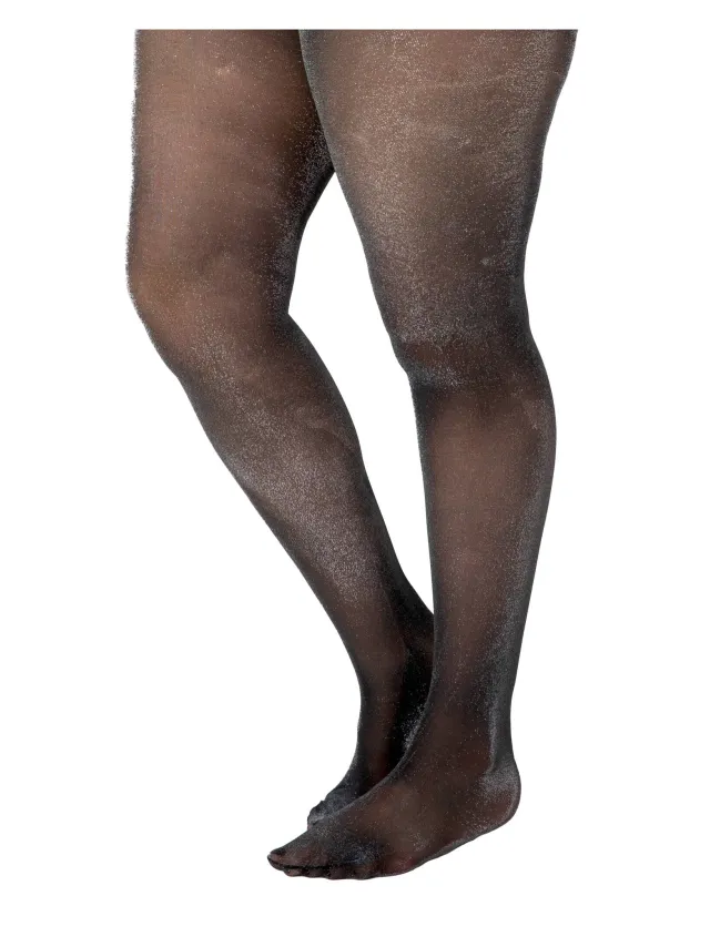 Pamela Mann panty met glitters 40 denier zwart, foto 2