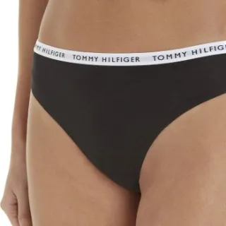 Tommy Hilfiger Recycled Essentials stringslip zwart Zwart,Beige,Bruin,Rood,Blauw,Versch.kleure/Patroon,Grijs