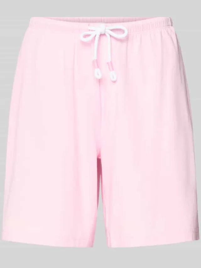 Mey Korte pyjamabroek met elastische band, model 'SOLID LOVE' Roze