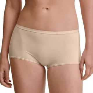 Calida Sleek Skin Regular Cut Shorty beige Beige,Zwart,Wit