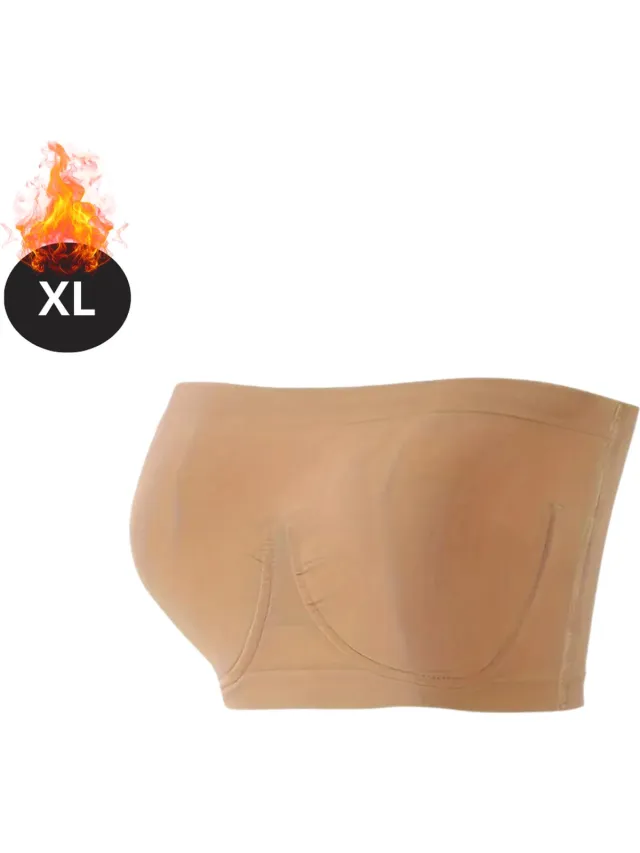 Livano BH Zonder Beugel - Zonder Bandjes - Push-up Bh's - Comfort Beha - Comfortabel - Sterk - Yoga - Dames - Khaki