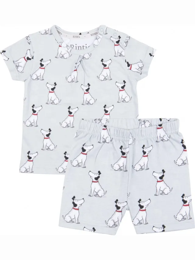 Kuuk'n Rintje Grijs Korte Pyjama maat 74/80 2020429