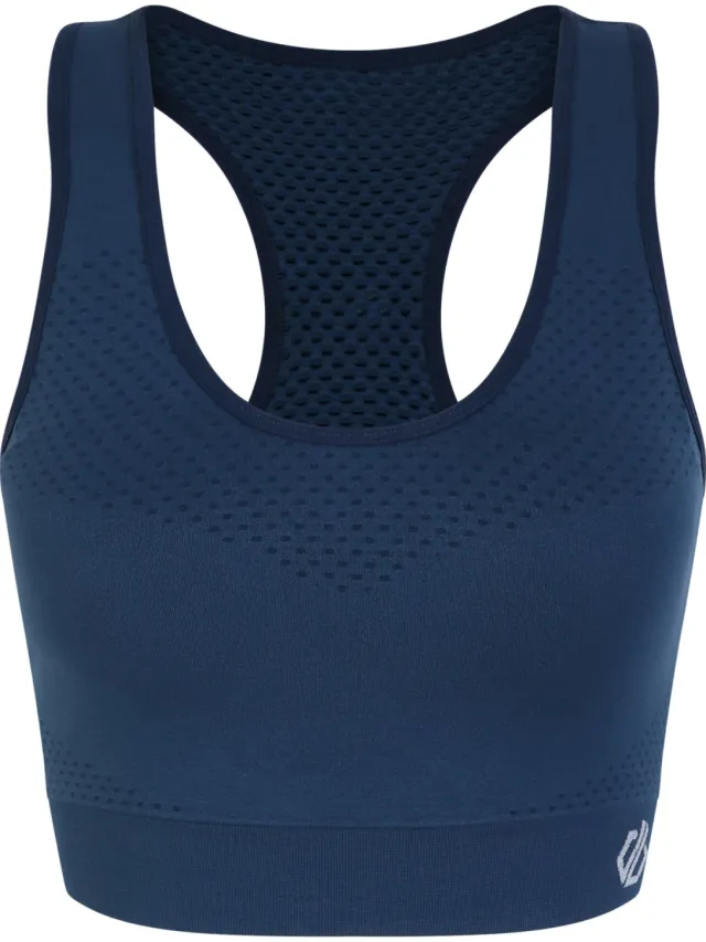 Dare 2b Vrouwen/dames Dont Sweat It Sportbeha (Maanlicht Denim) Marineblauw/Blauw