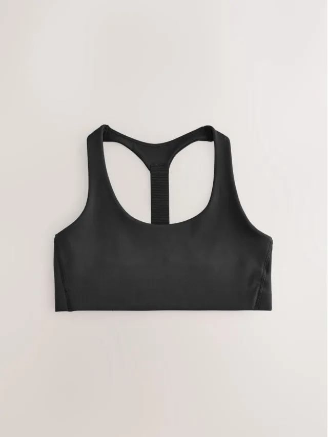 Next Dames - Sportbeha voor medium impact met T-achterzijde - Zwart Black