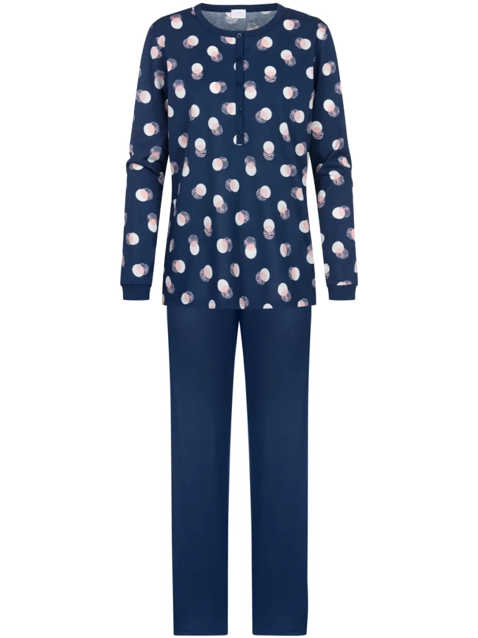 Mey Pyjama Serie Scribbled Dots Deep Marine, foto 2