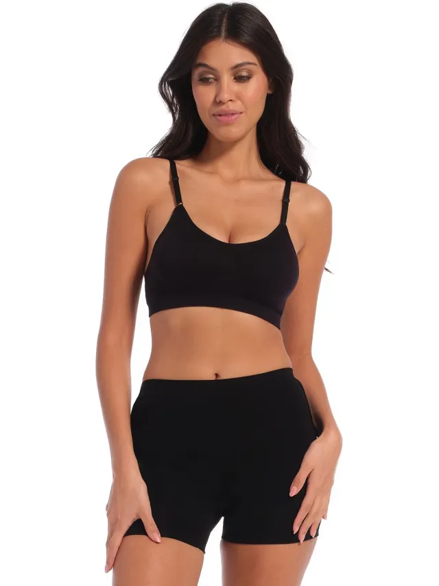 MAGIC Bodyfashion Low Back Short Dames Corrigerend ondergoed - Black Zwart