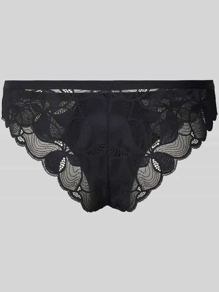 Marc O'Polo Slip met kant Zwart