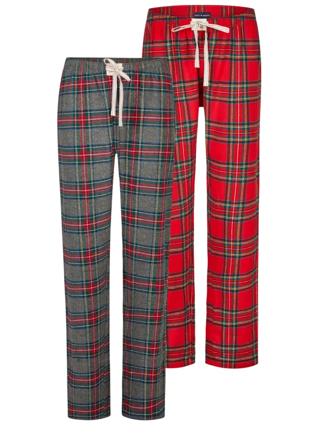 happy shorts Vrouwen Pyjama broek Christmas Rood