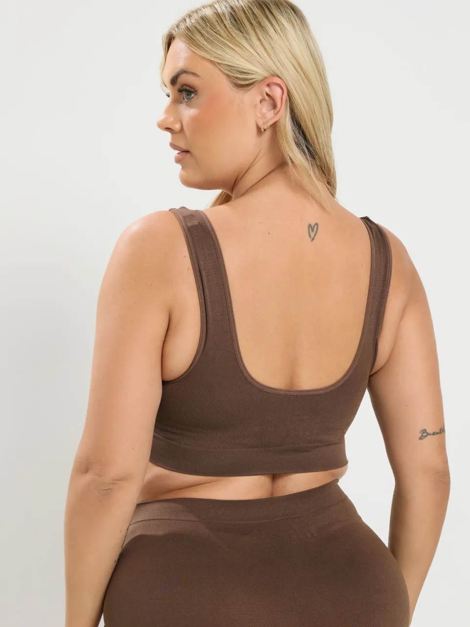 Yours Yourset 2Pack Zwarte En Bruine Naadloze Voorgevormde Bralettessize 54-56, foto 2
