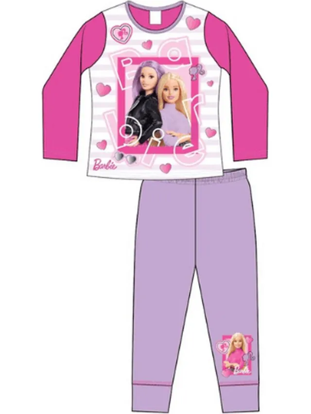 Barbie Mattel Barbie Pyjama - Roze met paars - Meisjespyjama multi colour