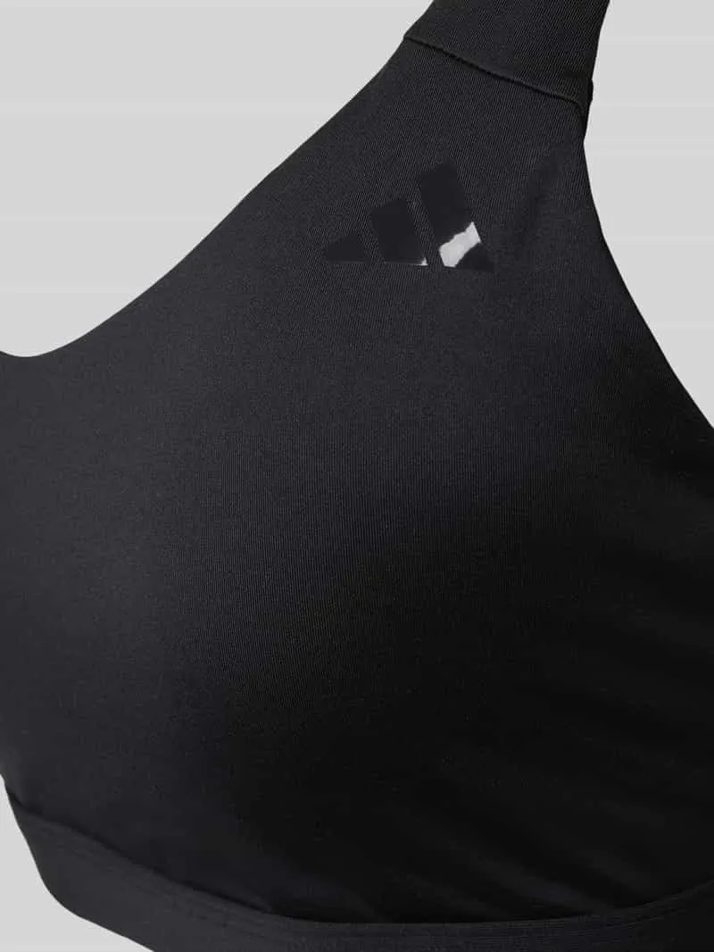 Adidas Sport-bh met logodetail zwart, foto 3