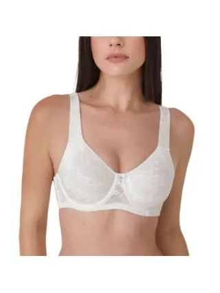 Sassa Allover Lace-Jacquard Underwired Bra Zwart,Beige,Wit