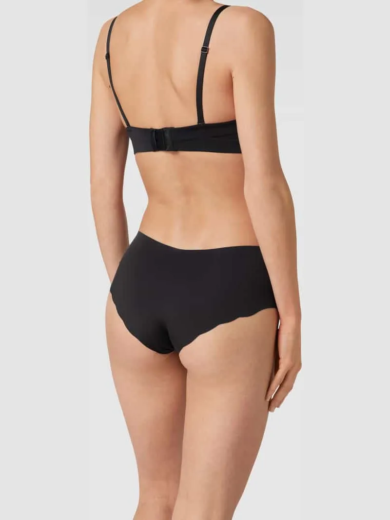 Sloggi Onderbroek met labeldetail, model 'ZERO MICROFIBRE' zwart, foto 3