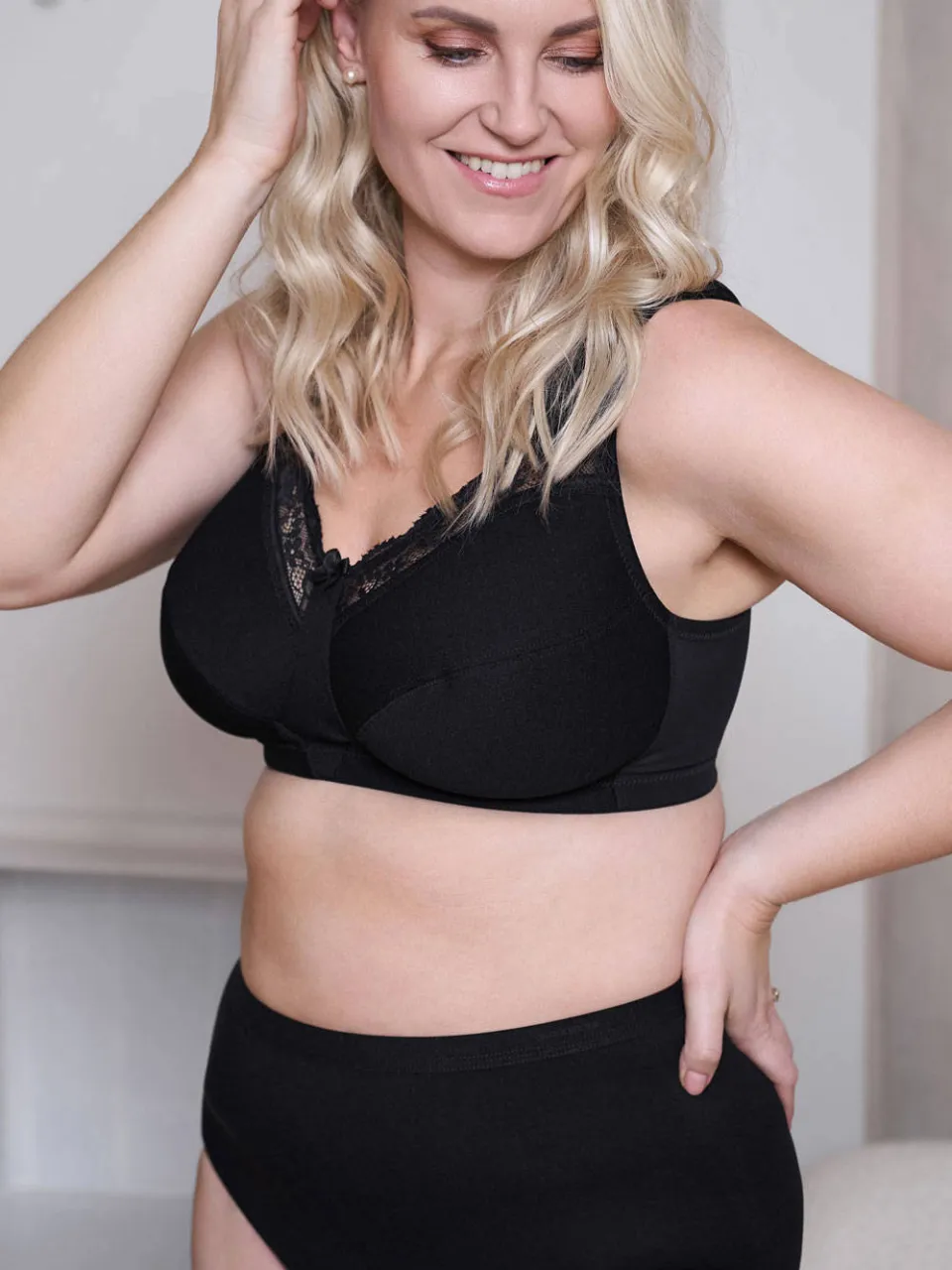 Plaisir niet-voorgevormde bh zonder beugel Embrace zwart, foto 7