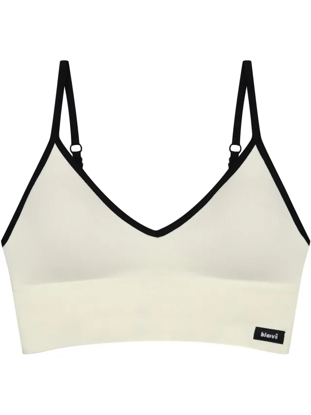 Bloovii Arlan - Bralette - Crèmekleurig - Zonder beugels - Uitneembare vullingen