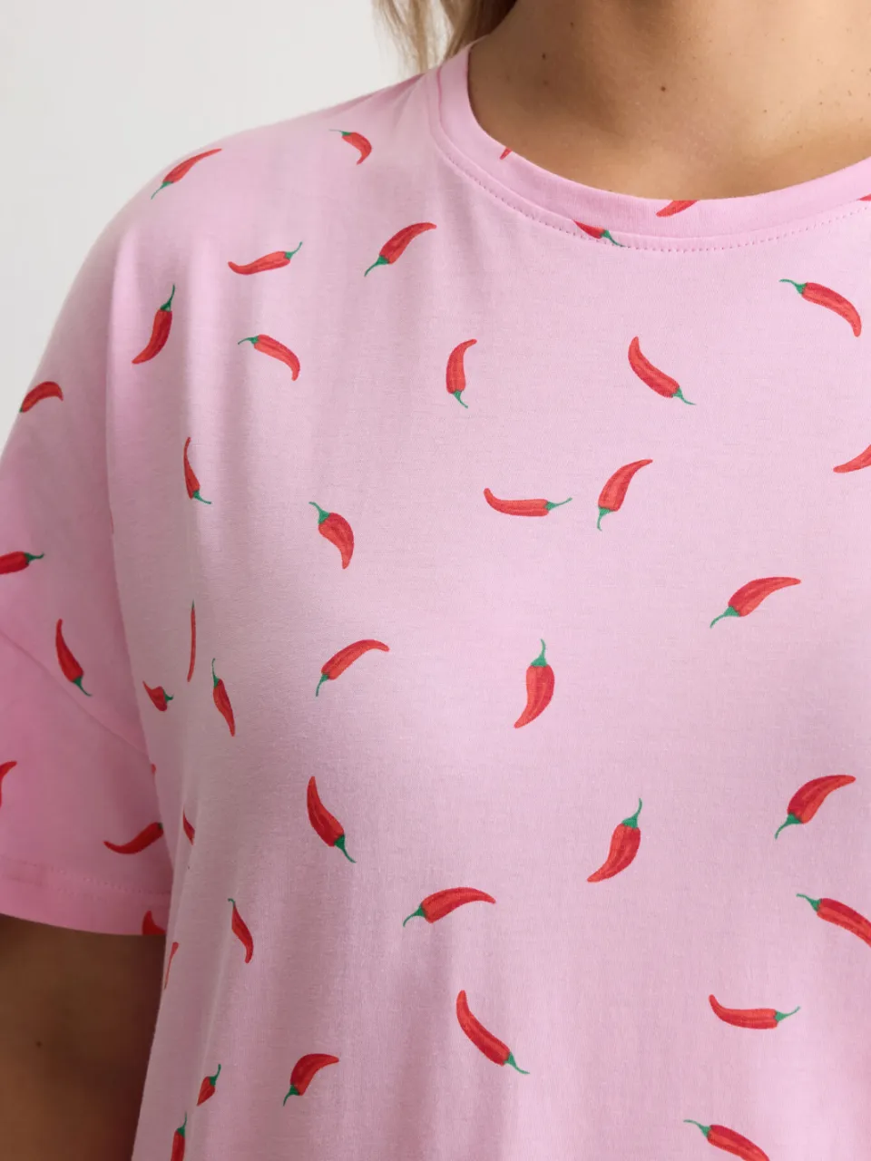 Yours Roze Chili Slaapshirt Nachthemd-48, foto 5