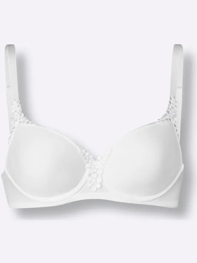 Viania t-shirtbeha met beugel wit, foto 2