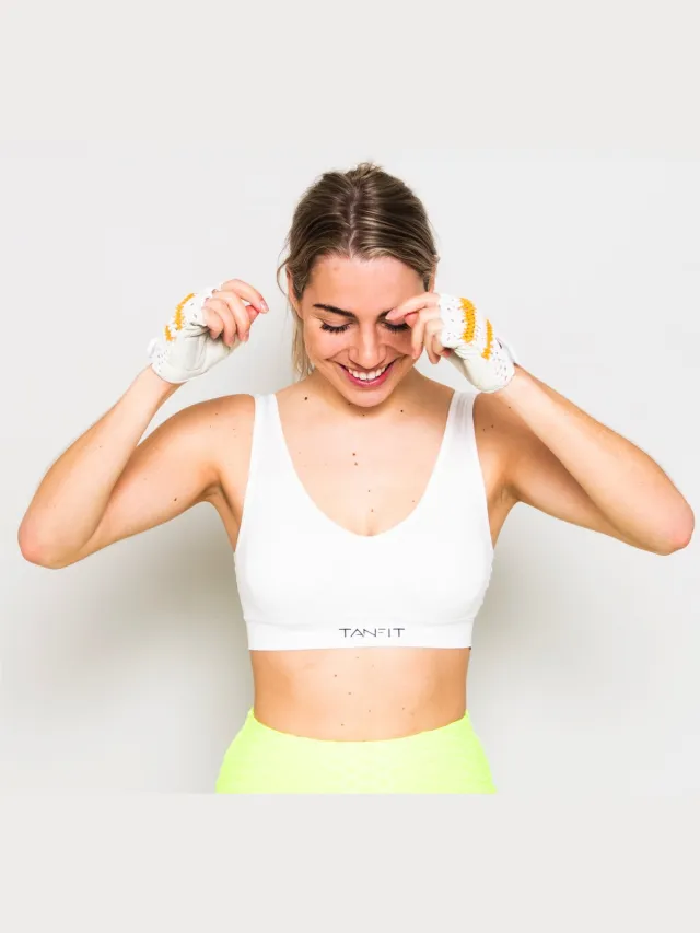 Tanfit Soft Bra with removable pads - zacht BH met uitneembare pads - M - wit