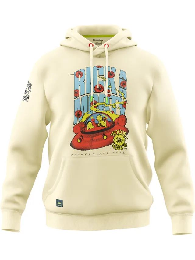 Rick and Morty Trui - Gebroken wit