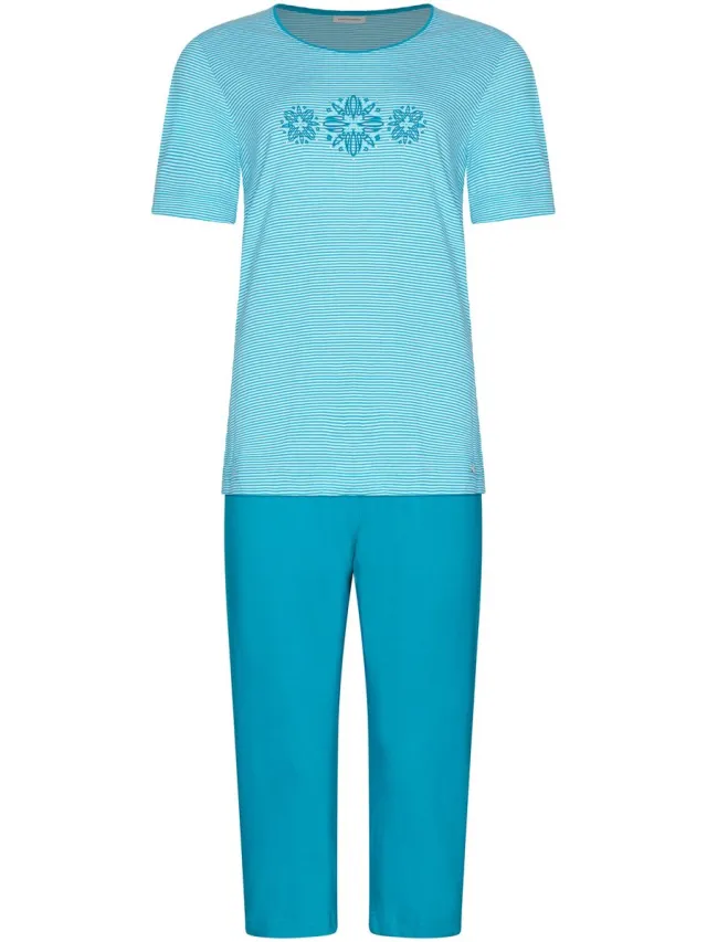 Pastunette Pyjama - Ipanema - Katoen - Turquoise