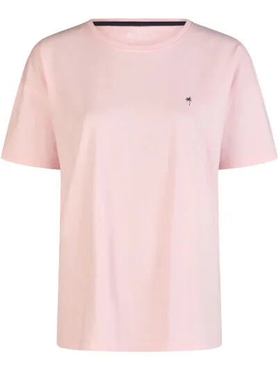 By Louise Dames korte pyjama set shortama roze/donkerblauw Veelkleurig