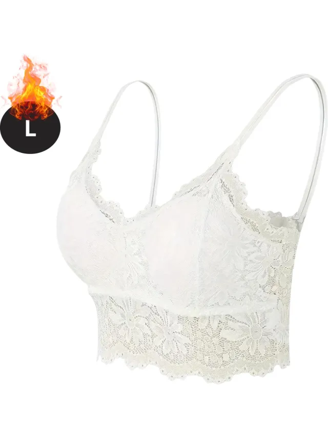 Livano BH Zonder Beugel - Zonder Bandjes - Push-up Bh's - Comfort Beha - Comfortabel - Sterk - Wit