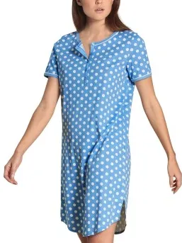 Calida Sweet Dreams Sleepshirt CL1 Versch.kleure/Patroon,Wit,Blauw,Roze