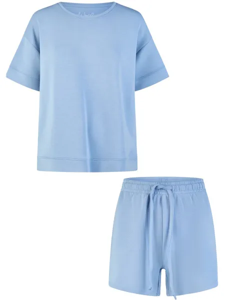 By Louise Dames kort huispak modal blauw, foto 2