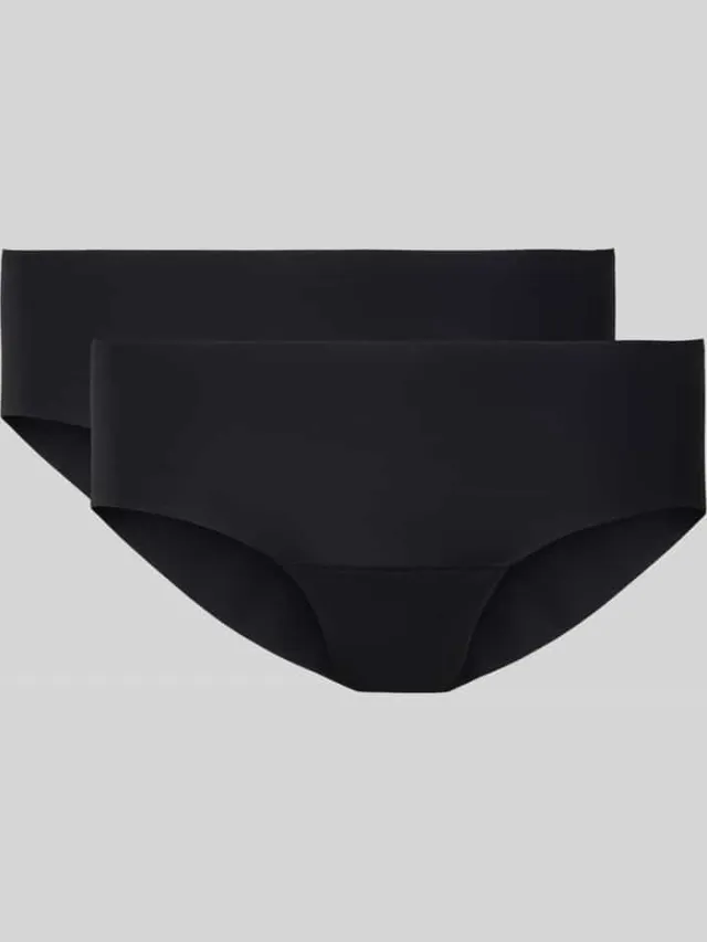 MAGIC Bodyfashion Slip met elastische band in een set van 2 stuks Zwart