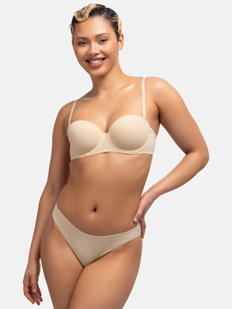 Dorina Michelle strapless balconette bh beige, foto 3
