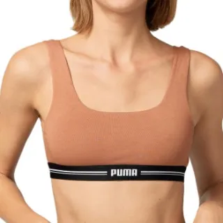 Puma Women Scoop Neck Top bh bruin Zwart,Bruin