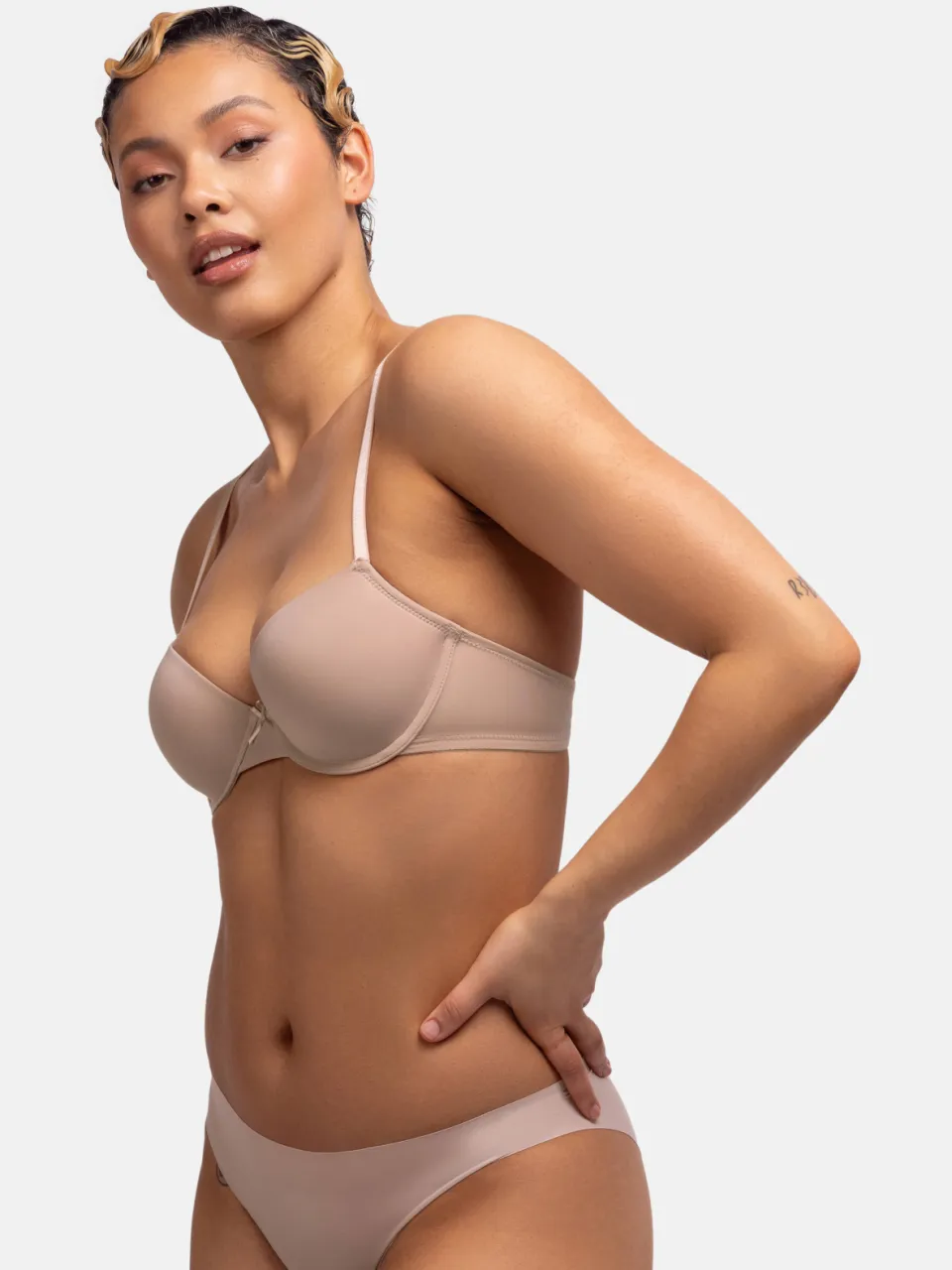 Dorina Chloe voorgevormde beugelbh zwart Beige/zwart