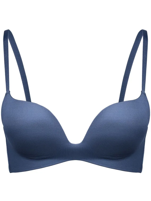 ESOTIQ Shapy - Push-upbeha - Marineblauw - Dubbele push-up - Afneembare bandjes