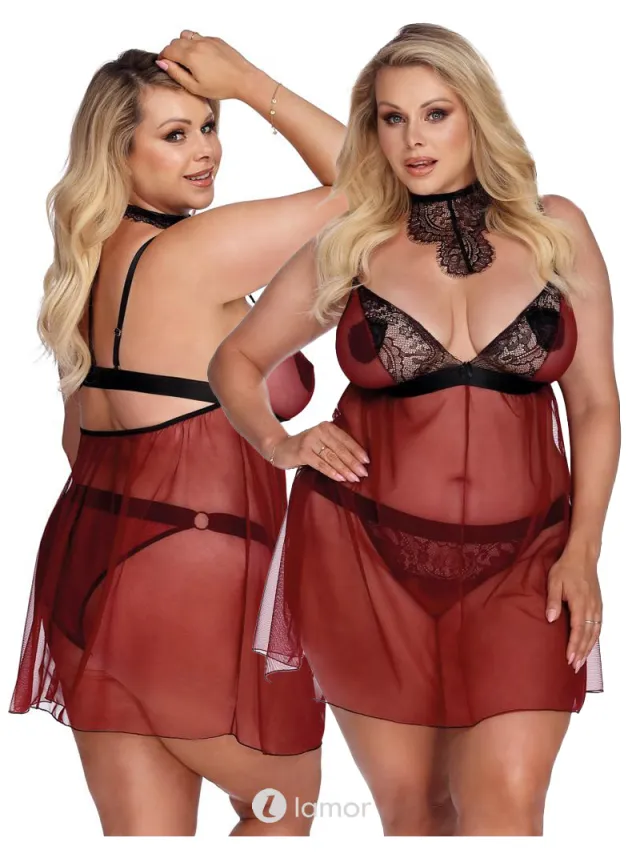 ANAIS APPAREL Arabella chemise rood