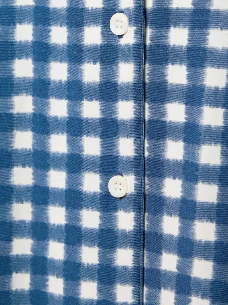 Marc O'Polo Pyjamabovenstuk in relaxed fit van pure viscose donkerblauw, foto 4