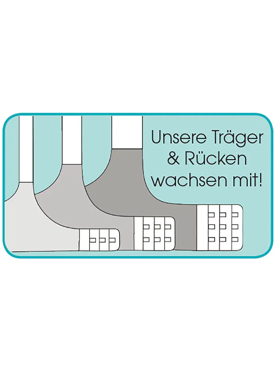 Sportbeha zwart/wit