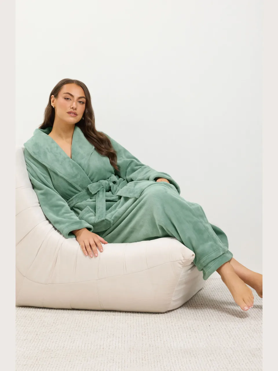 Yours Groene Luxe Badjas-42, foto 2