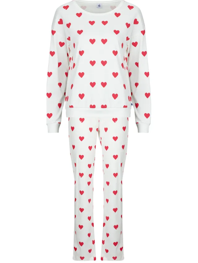 Petit Bateau CUR pyjamaset wit