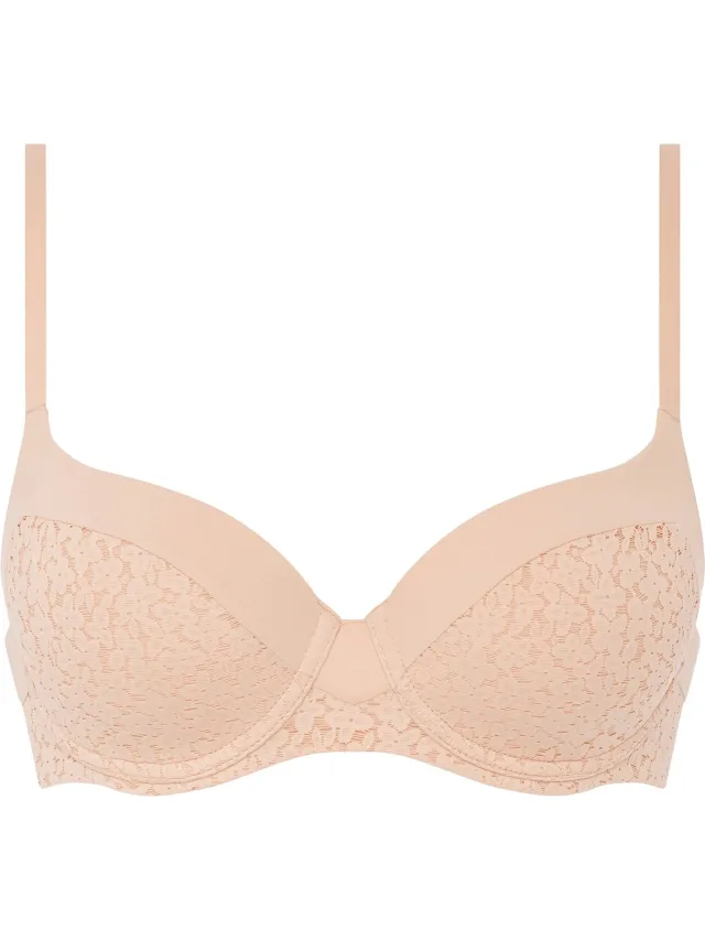 Chantelle Norah - T-Shirt BH - Bedekkend - Soft Feel - GOLDEN BEIGE