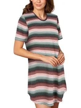 Lady Avenue Bamboo Bigshirt * Actie * Versch.kleure/Patroon,Blauw,Geel,Grijs,Groen,Rood