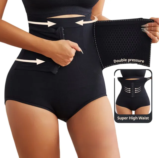 rimmo Naadloze Hoge Taille Corrigerende Slip voor Dames – Sterke Compressie Shapewear, Buikcorrectie, Tummy Control en Figuurcorrigerend Ondergoed - Zwart
