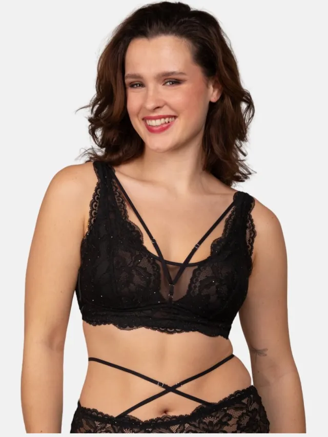 SugarShape bralette ELVA GLAM zwart