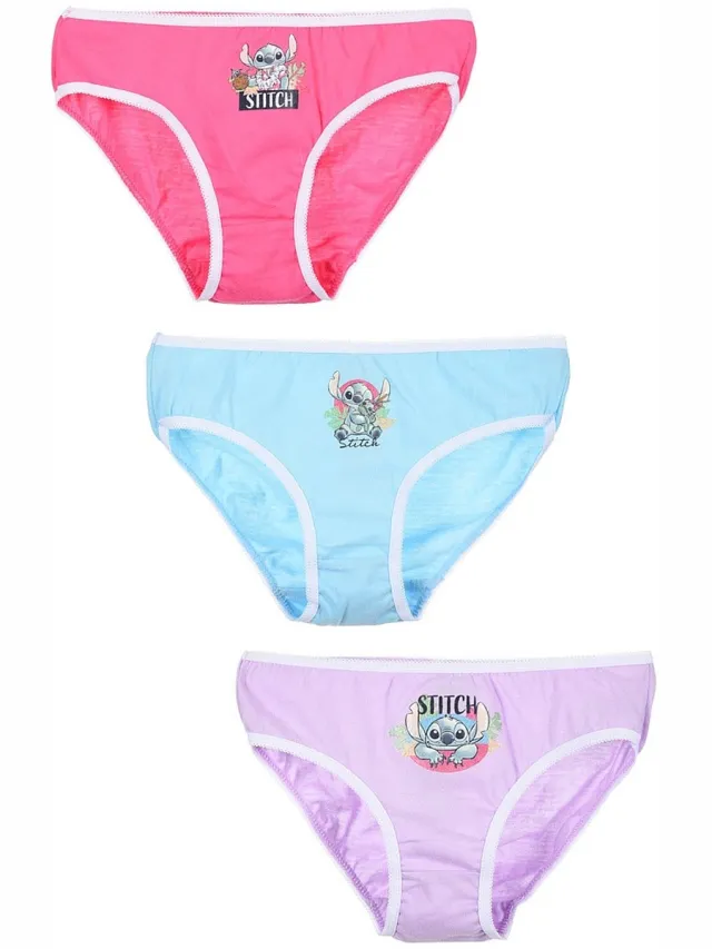 Disney Lilo and Stitch kinderondergoed, slipje 3 stuks/verpakking 6/8 jaar Blauw