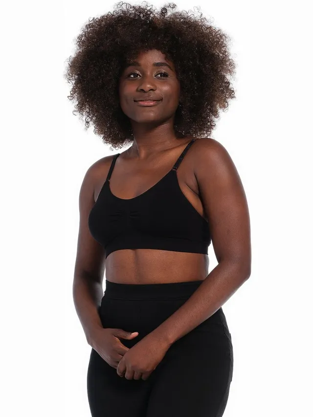 MAGIC Bodyfashion Comfort Bra with Spaghetti Straps Zwart Vrouwen Black