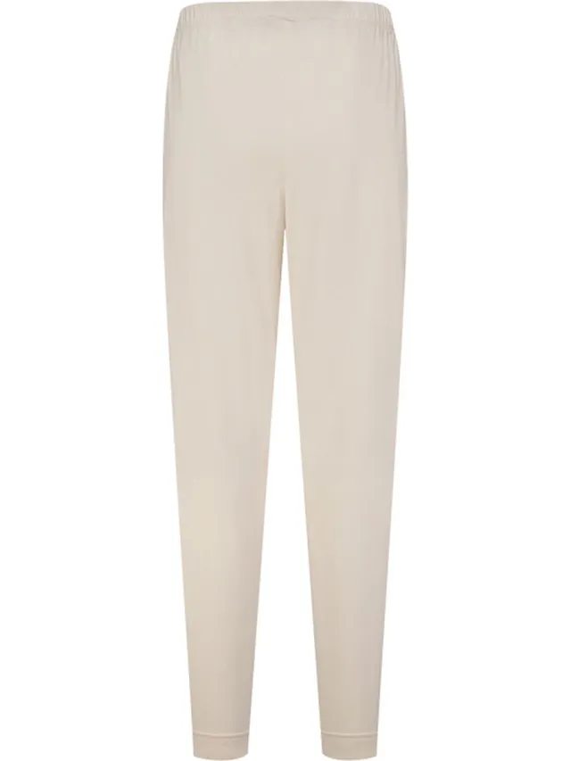 Yumeko pyjamabroek dames jersey sunrise wit m Sunrise White