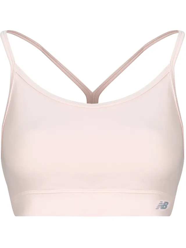 Sport BH New Balance NB Essential Yoga Bra roze