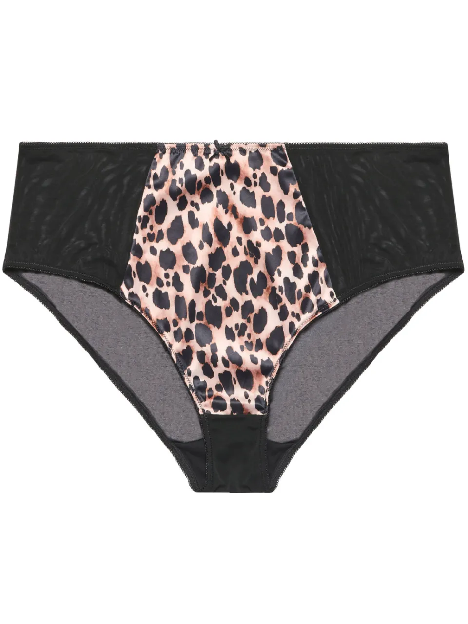 Yours Natuurlijk Bruine Maxislip Met Luipaardprint En Hoge Taille-44, foto 2