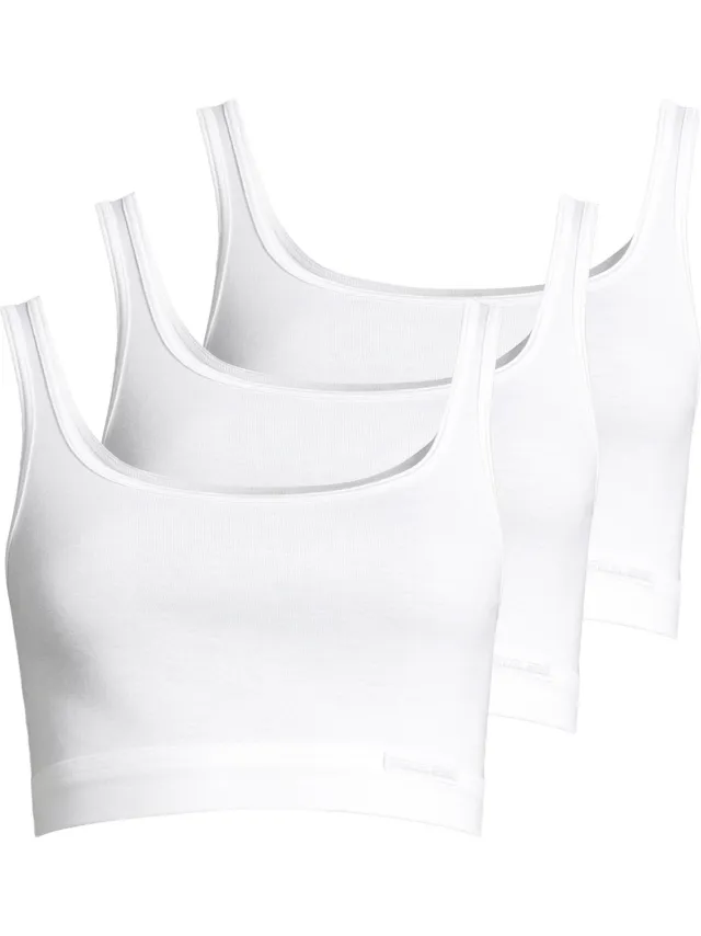 Speidel bustier 3 pack Bio Cotton wit